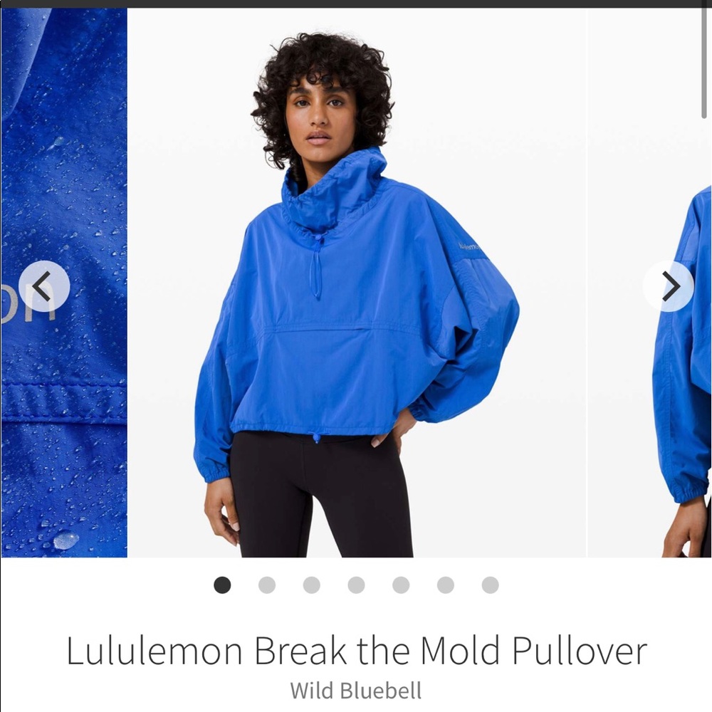 Lululemon Break the Mold Pullover Bluebell